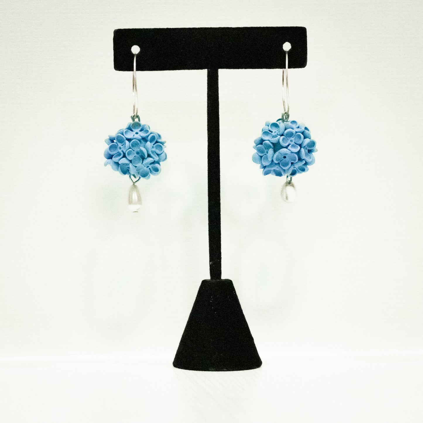 Hydrangea Hoop Earrings