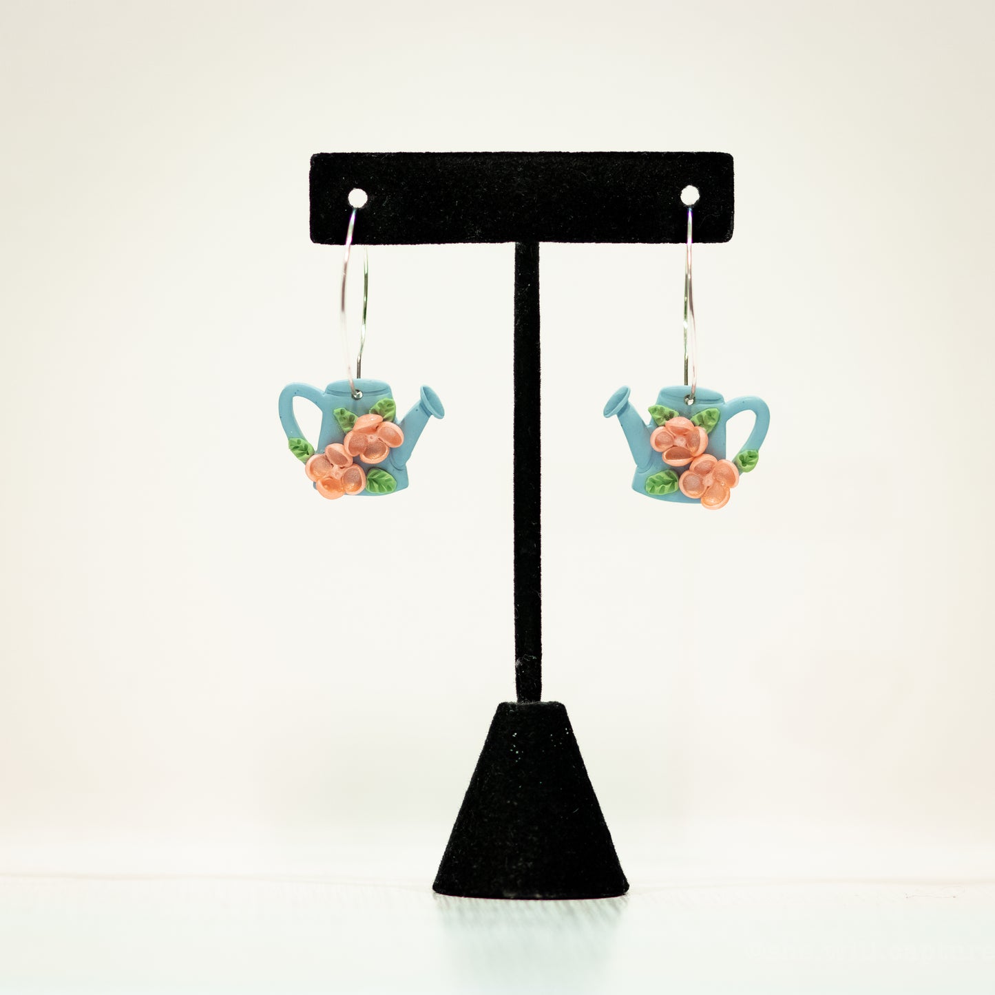 Watering Can Hoop Earrings