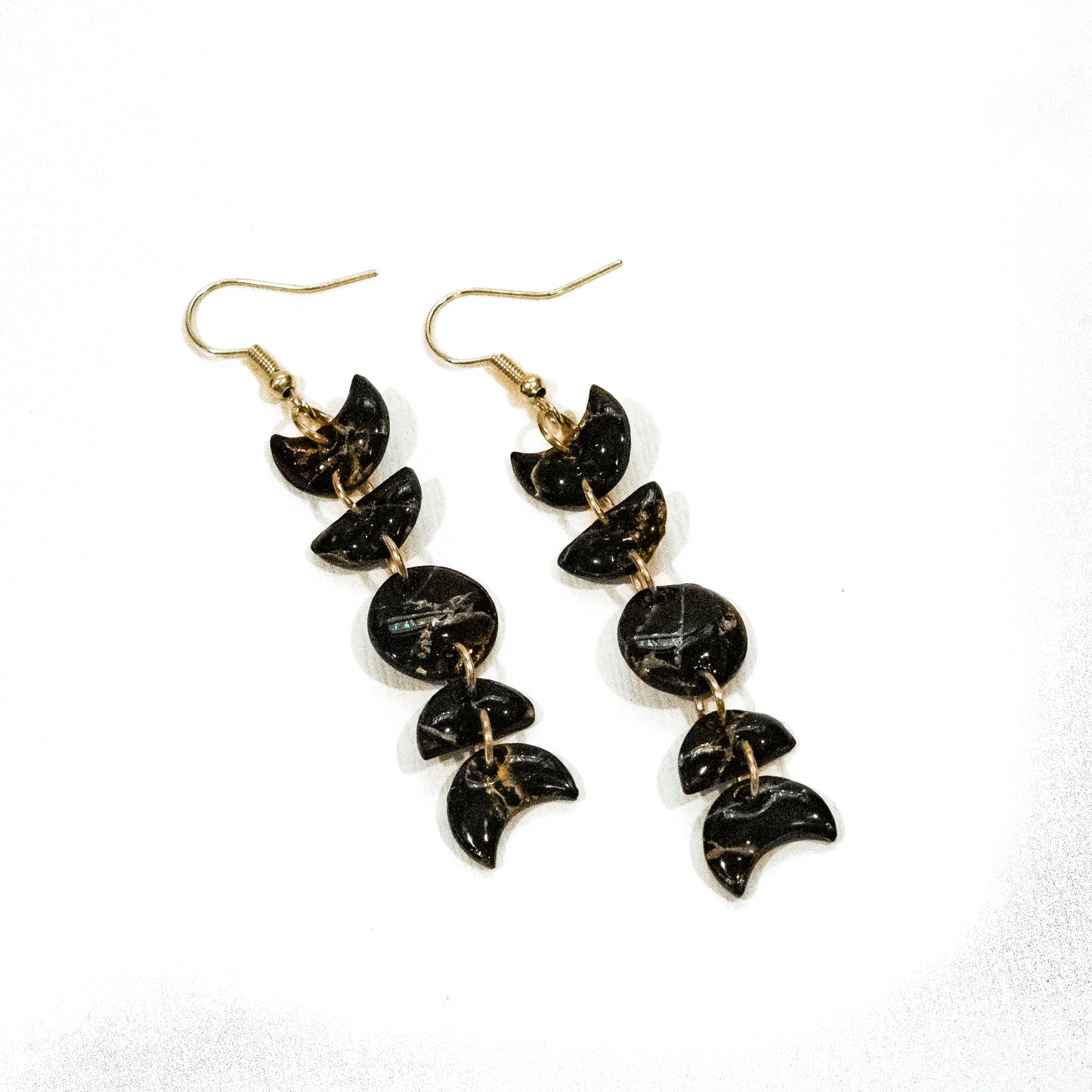 Moon Phase Dangle Earrings