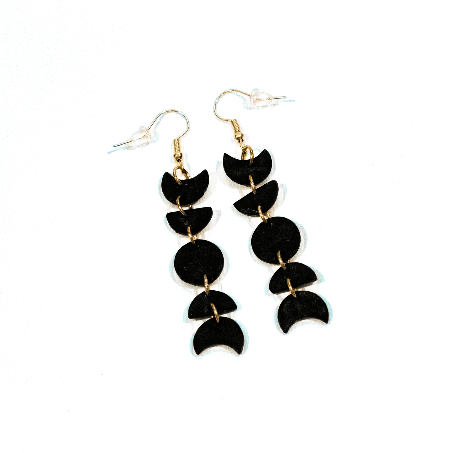 Moon Phase Dangle Earrings