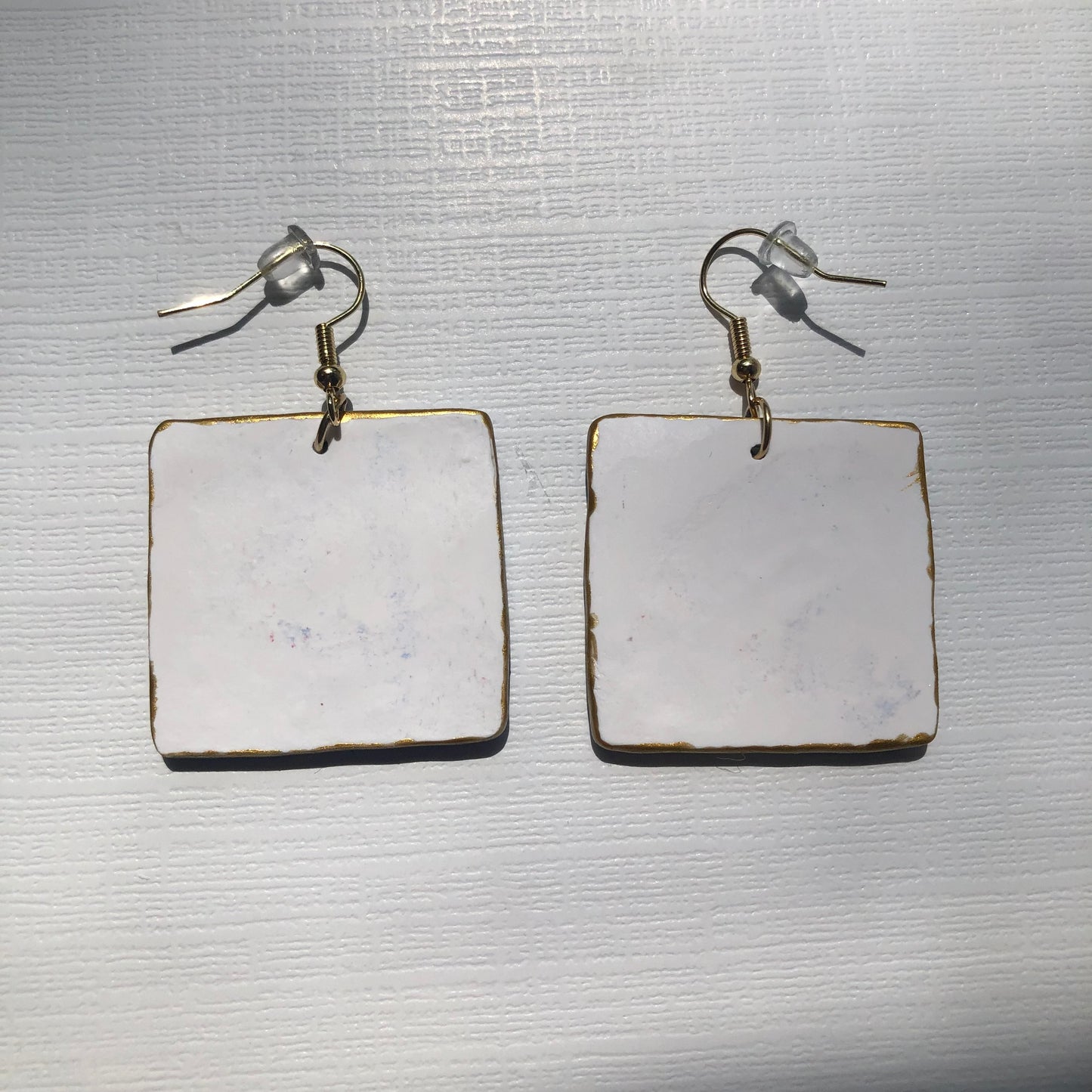 Moroccan Tile Inspired Clay Earrings