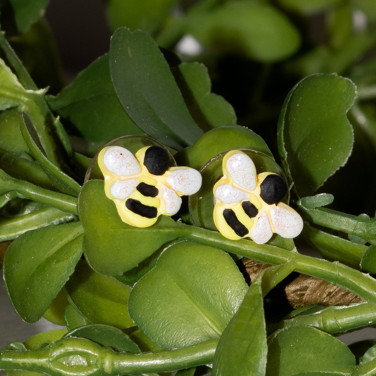 Mini Bumblebee Stud Earrings