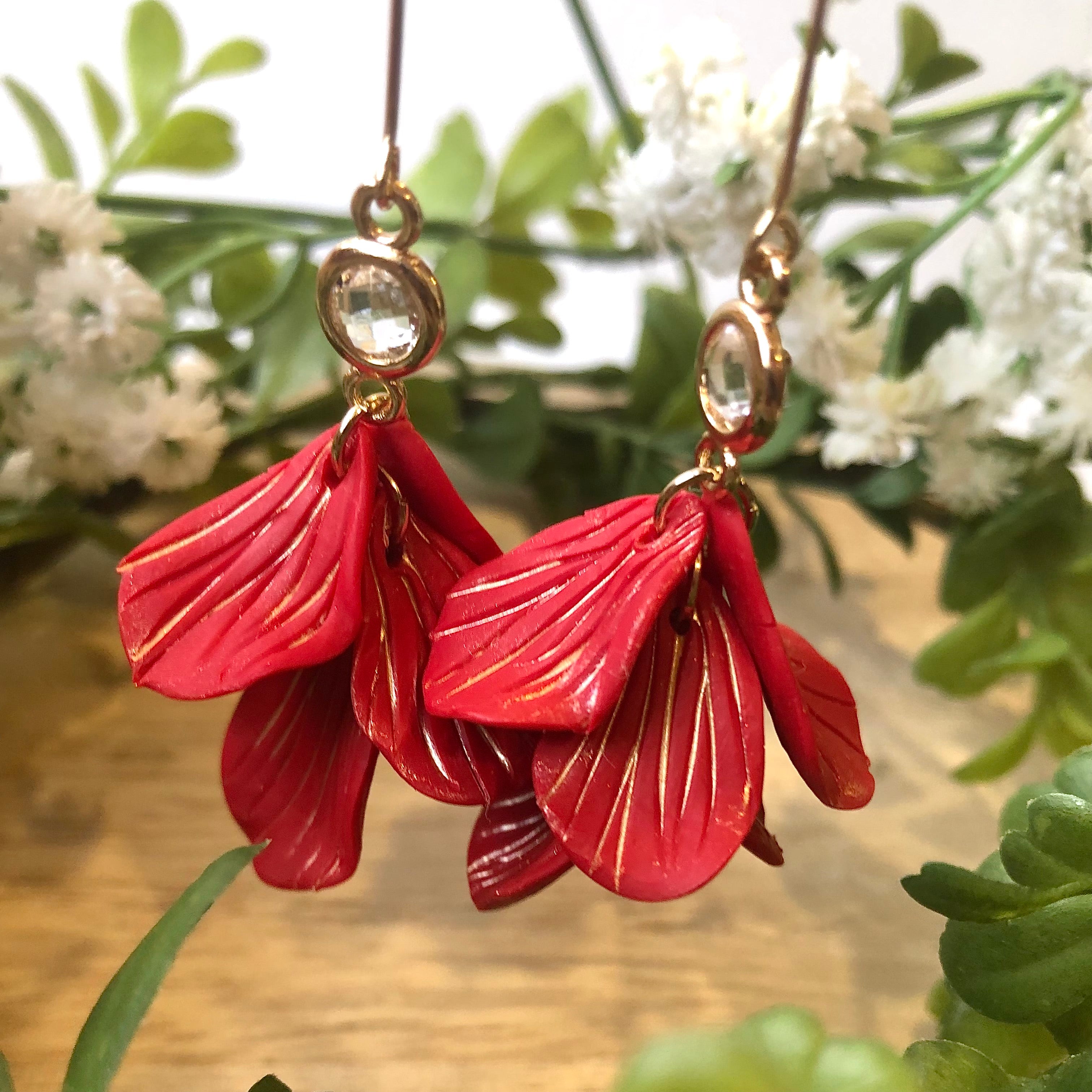 Petal retailer earrings