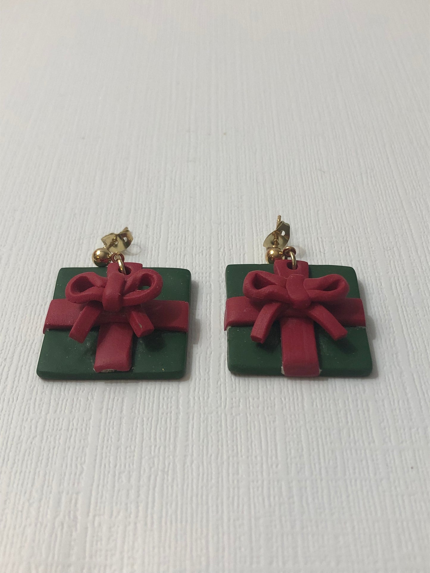 Christmas Gift 3D Polymer Clay Dangle Earrings